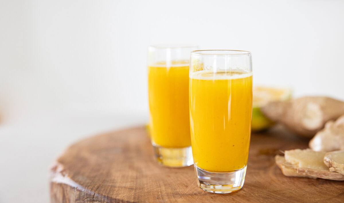 Turmeric & Ginger Shots Family Health Diary